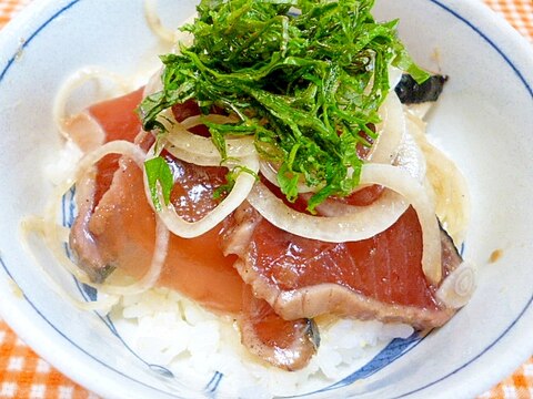 かつおのたたき丼